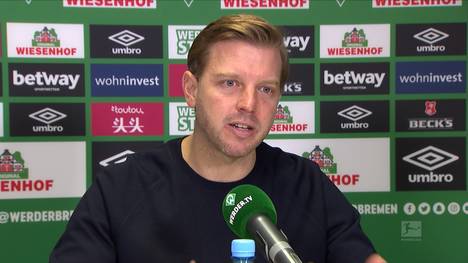 Nach dem 1:1 gegen den 1. FC Köln wird Bremens Trainer Florian Kohfeldt abermals mit kritischen Fragen konfrontiert. Verständnis hat er dafür nicht.