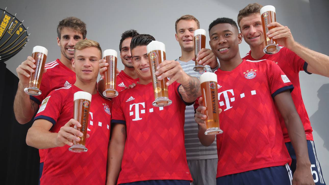 Bayern-Stars schon in Wiesn-Laune