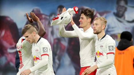 Timo Werner (l.) will mit RB Leipzig jetzt auch Meister werden