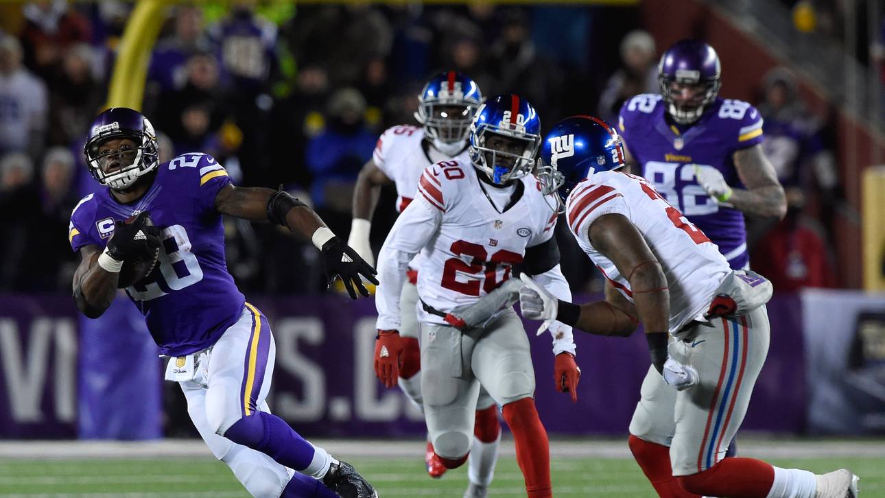 Vikings mit Gala gegen Giants in Playoffs