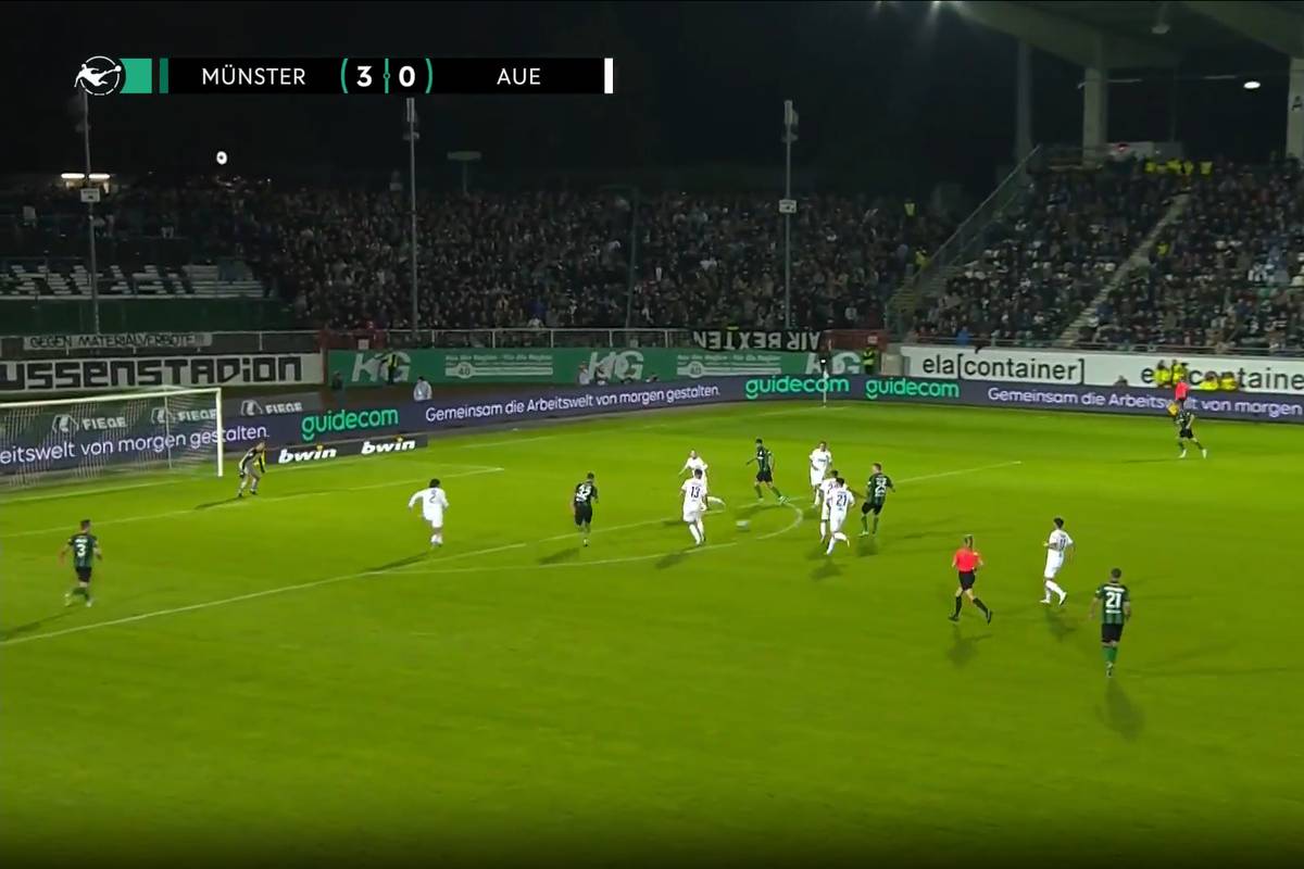 SC Preußen Münster - FC Erzgebirge Aue: Tore und Highlights | 3. Liga