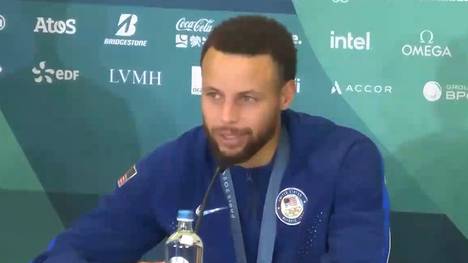 Basketball-Superstar Stephen Curry spricht nach dem Gewinn der Goldmedaille mit dem US-Team über die Bedeutung des Erfolgs für ihn.