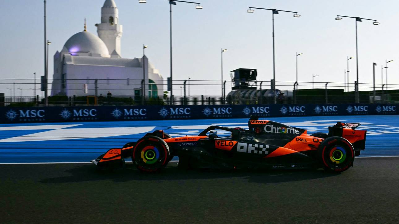Lando Norris war in Dschidda wieder schnell