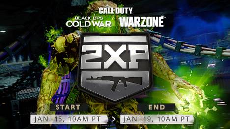 In Call of Duty Black Ops Cold War gibt es zum Midseason Update doppelte Waffen EXP 