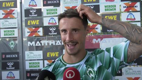 Werder-Kapitän Marco Friedl und Romano Schmid reflektieren das Trainingslager des SV Werder Bremen.