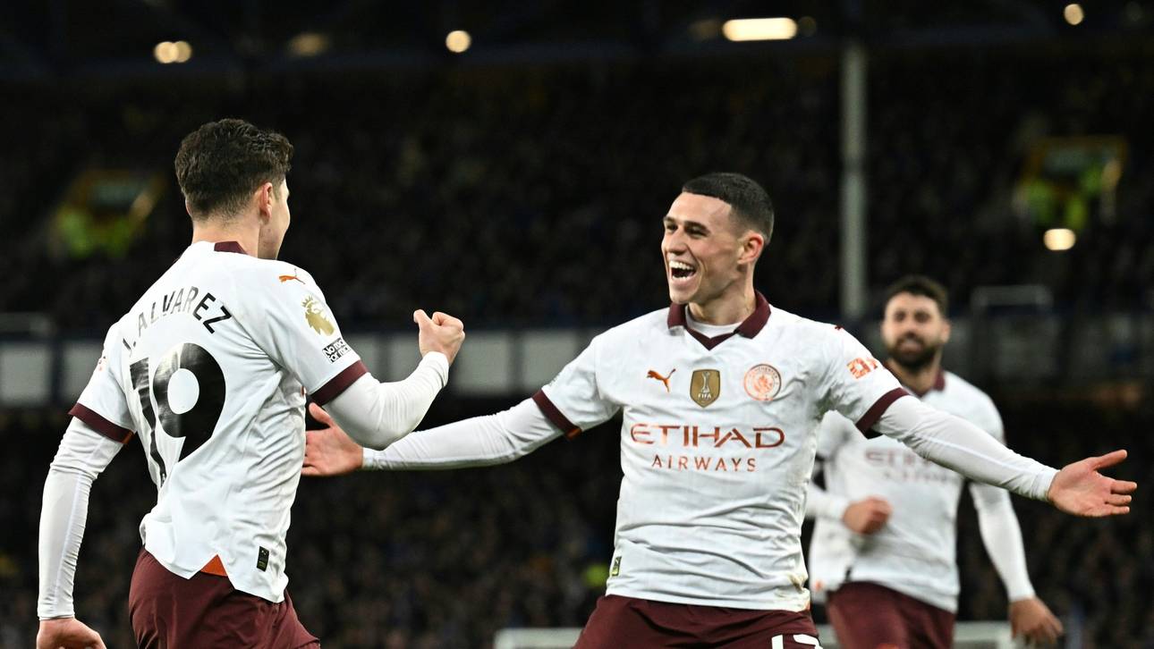 City-Arbeitssieg bei Everton