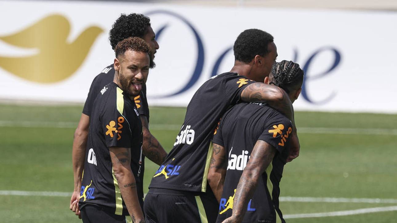 Neymar zurück im Mannschaftstraining