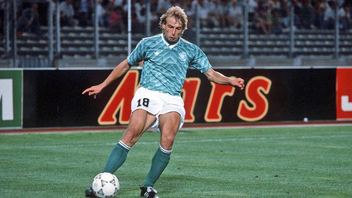 Zum Vergleich: So ging Jürgen Klinsmann 1990 in Italien für das DFB-Team auf Torejagd.