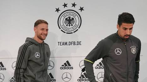 Die deutschen Nationalspieler Benedikt Höwedes (li.) und Sami Khedira (re.) stehen vor der Rückkehr bei Juventus Turin