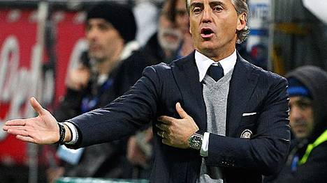 Roberto Mancini jubelt das erste Mal mit Inter Mailand