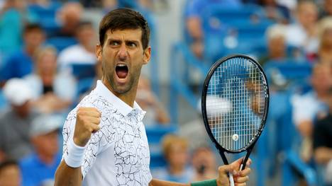 Novak Djokovic steht beim ATP-Turnier in Cincinnati im Finale