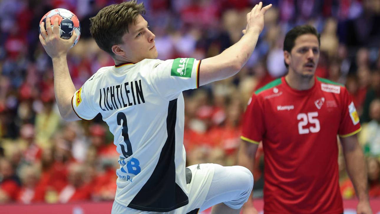 Nils Lichtlein beim Siebenmeter gegen Portugal