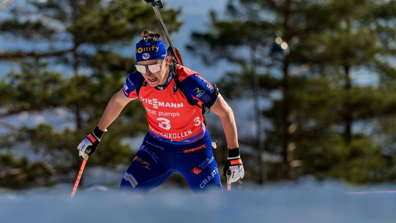 Biathlon-Star Julia Simon wurde wegen des Kreditkartenskandals gesperrt