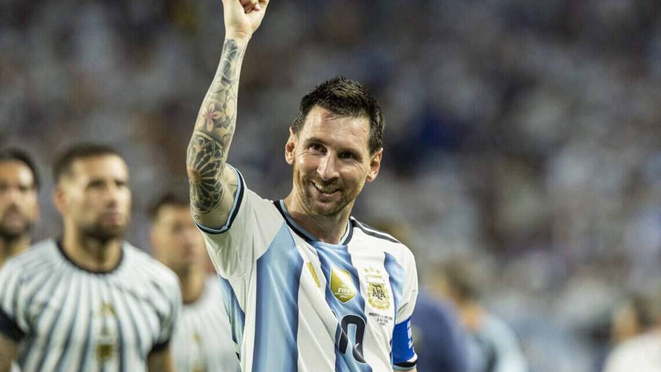 Lionel Messi war nach dem WM-Duell mit Kap Verde durch eine Beule gezeichnet