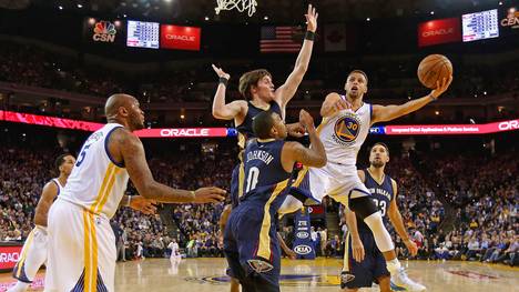 Steph Currys 27 Punkte genügten den Warriors locker zum 60. Saisonsieg