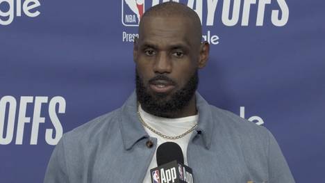 Macht er weiter oder nicht? NBA-Superstar LeBron James lässt seine Karriereplanung noch offen. Der 41-Jährige bestreitet aktuell seine 23. Saison in der NBA.