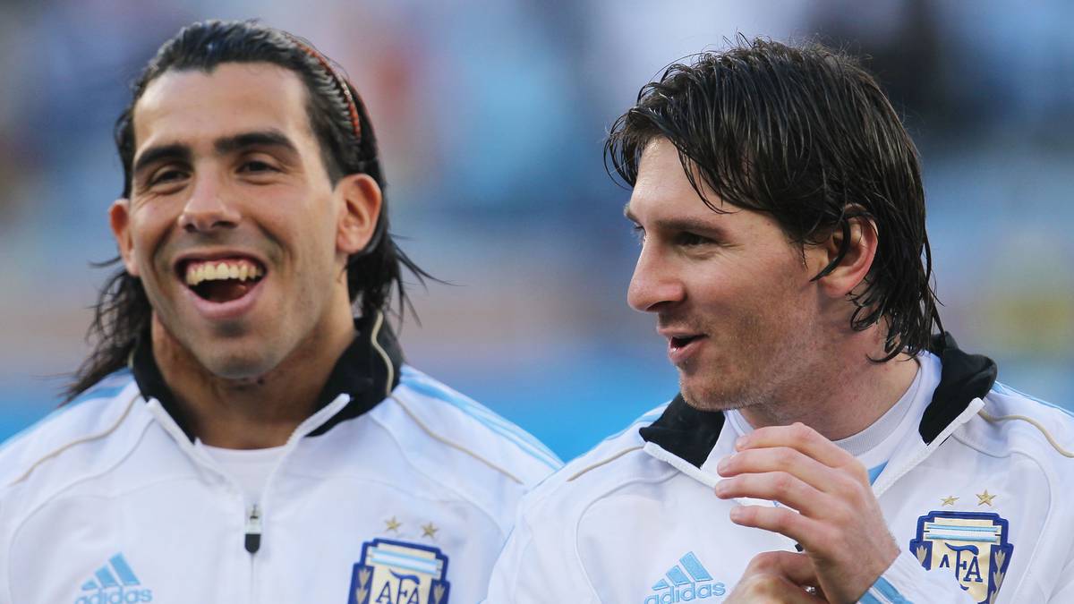 Carlos Tevez und Lionel Messi standen gemeinsam für die Albiceleste auf dem Platz