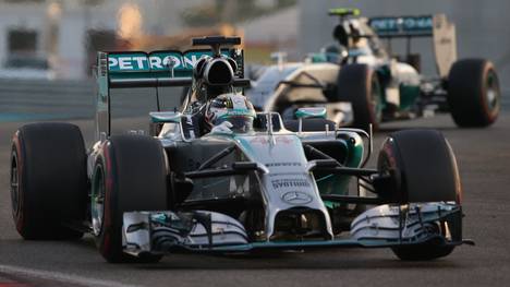 Nico Rosberg Lewis Hamilton Abu Dhabi Formel 1