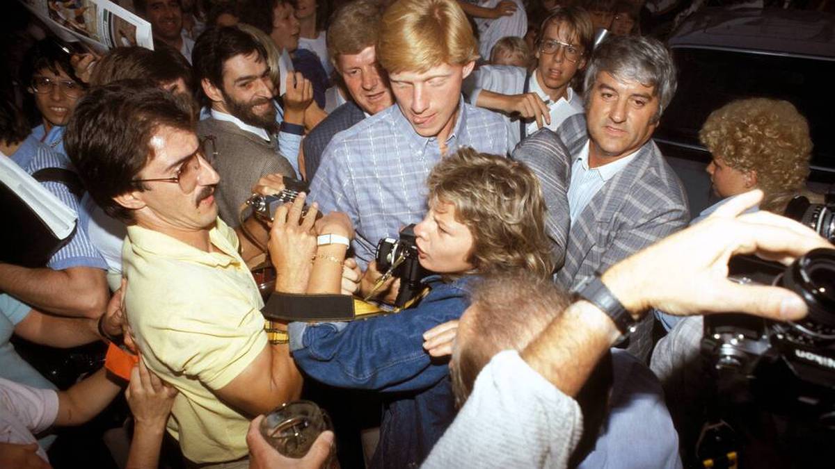 Boris Becker wurde nach dem Wimbledon-Sieg 1985 als Held empfangen