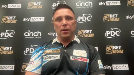 Gerwyn Price gewinnt den zwölften Spieltag der Premier League of Darts und freut sich, dass er mit dem Sieg einen großen Sprung in Richtung Playoffs macht.