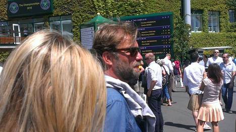 Jürgen Klopp in Wimbledon