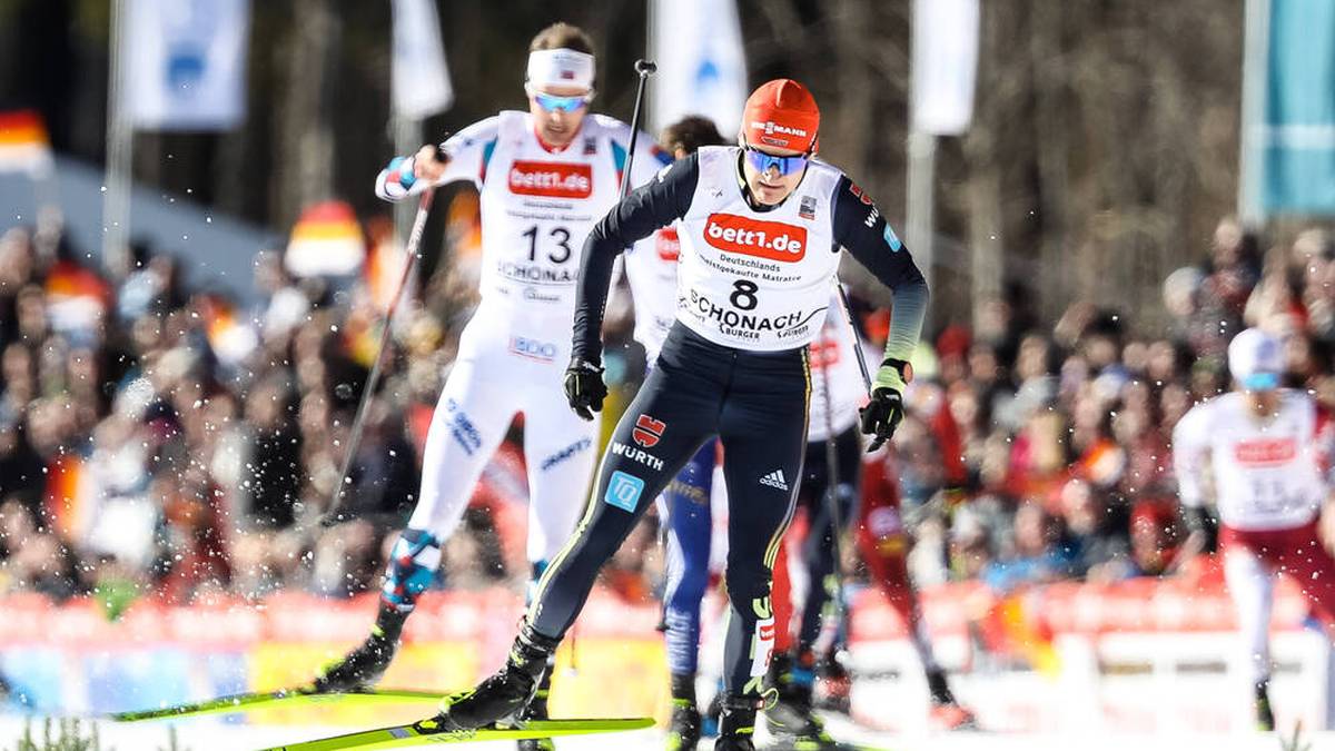 Julian Schmid GER, SC Oberstdorf GER, FIS Weltcup Nordische Kombination Maenner Schonach Schwarzwaldpokal 2023, 11.02.2023, Nordic Combined Men, FIS Weltcup Nordische Kombination Schonach Schwarzwaldpokal 2023 Schonach *** Julian Schmid GER, SC Oberstdorf GER, FIS World Cup Nordic Combined Men Schonach Schwarzwaldpokal 2023, 11 02 2023, Nordic Combined Men, FIS World Cup Nordic Combined Schonach Schwarzwaldpokal 2023 Schonach Copyright: xEibner-Pressefoto RogerxBuerkex EP_EER