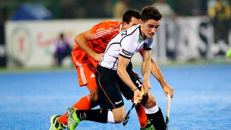 Moritz Trompertz kam mit Deutschland zu einem 0:0 gegen die Niederlande