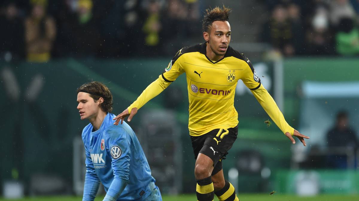 Dann nämlich bricht Pierre-Emerick Aubameyang den Bann - es ist übrigens bereits der 27. (!) Pflichtspieltreffer des Gabuners in dieser Saison