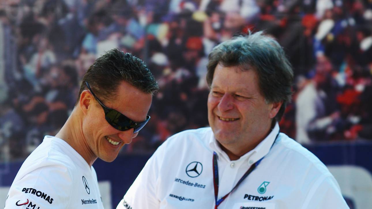 Rührende Laudatio für Schumacher