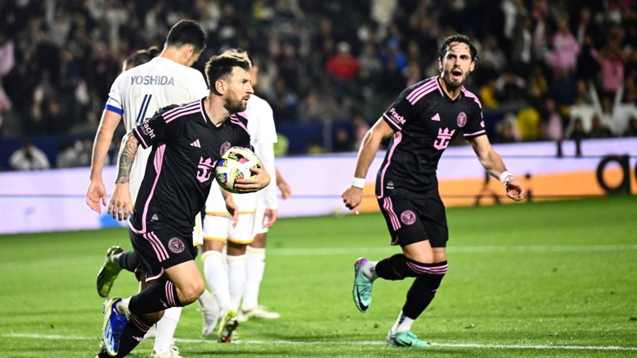Messi rettet Miami in der Nachspielzeit