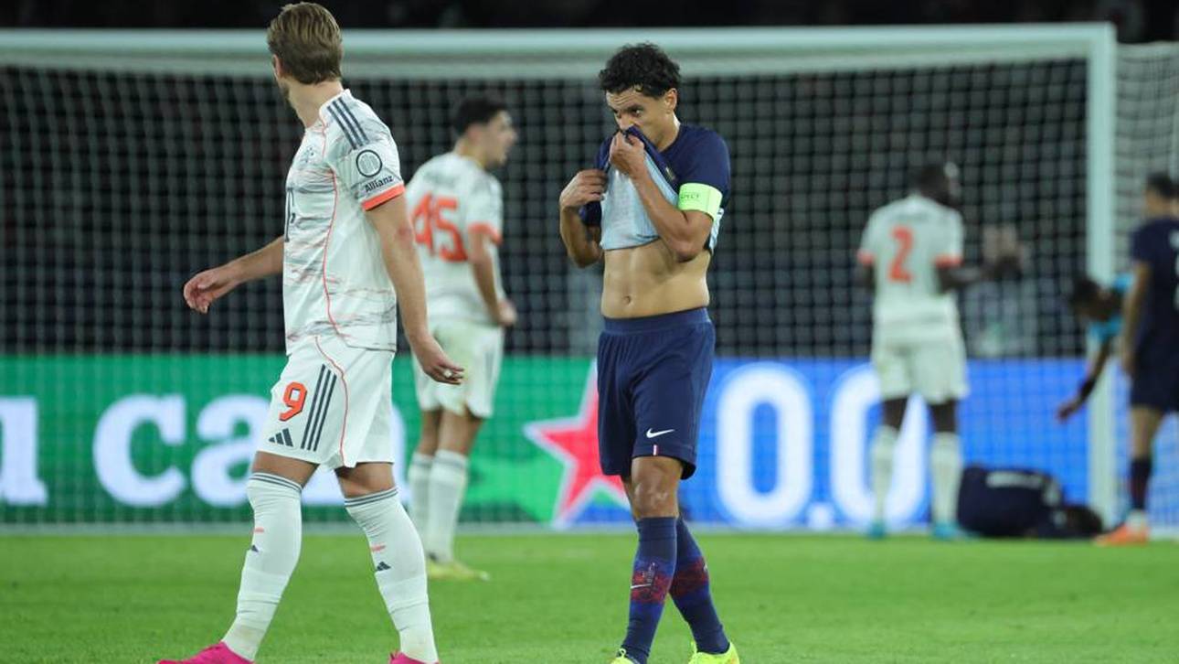 Enttäuschung bei PSG-Kapitän Marquinhos