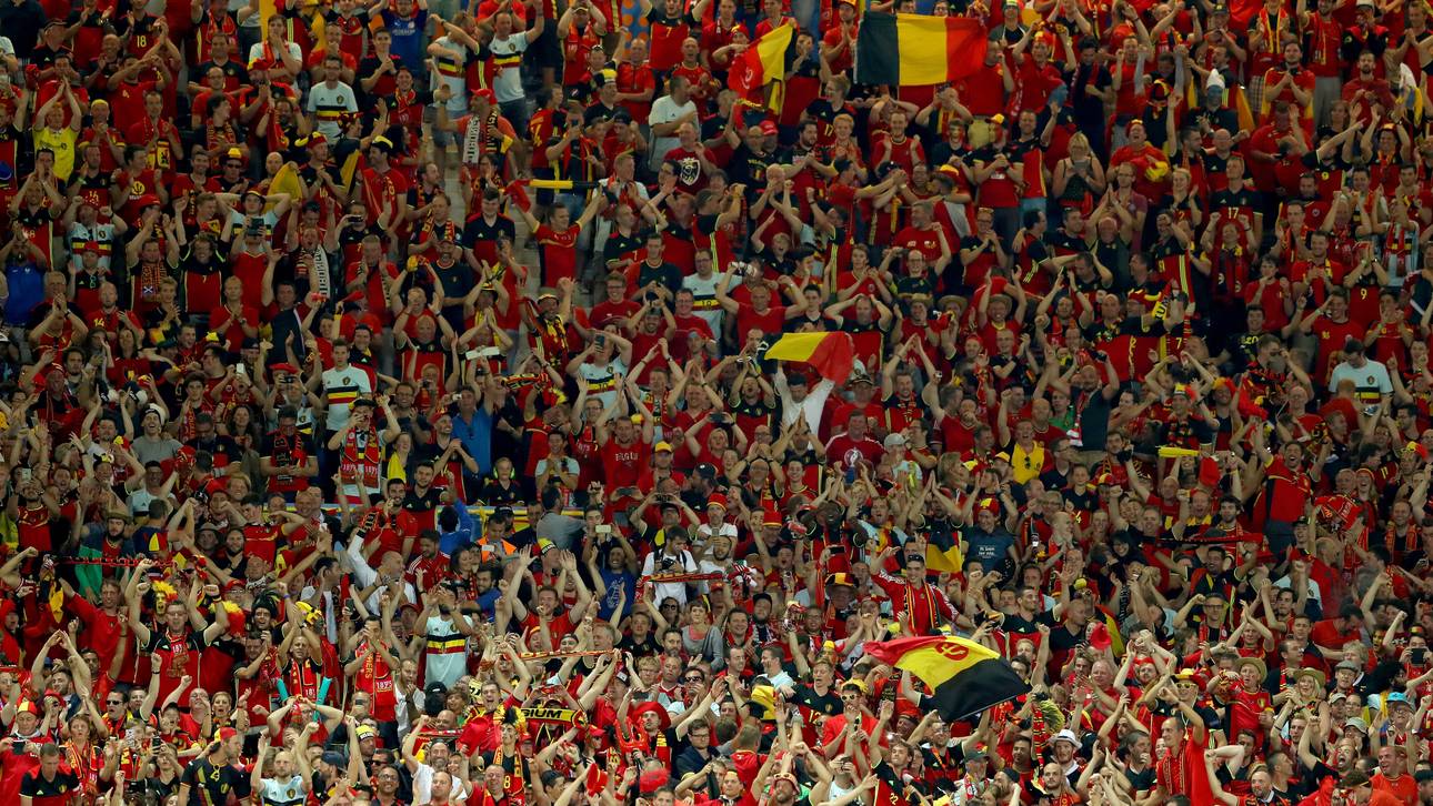 Belgische Fan-Invasion in Lille