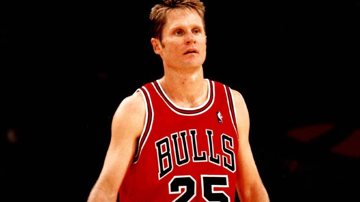 Der junge Steve Kerr in den Neunzigern bei den Chicago Bulls