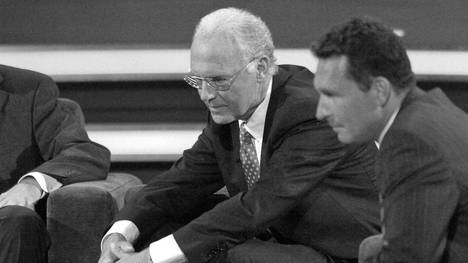 Franz Beckenbauer mit Sohn Stephan