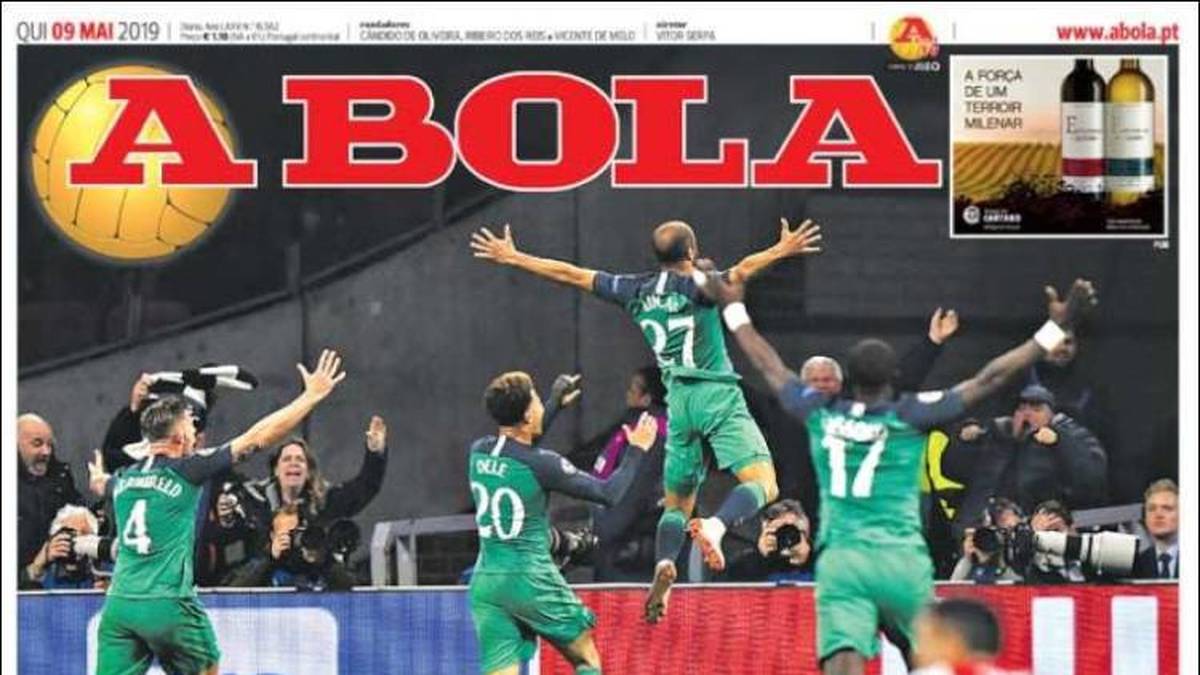 A Bola (Portugal): "Das ist Fußball! Lucas Moura ist nach einem Hattrick der Held in einem spektakulären Spiel"