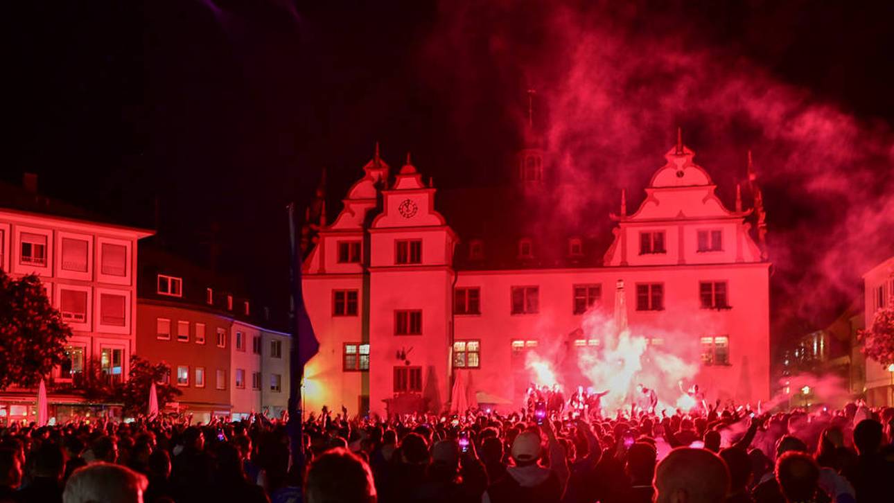 Darmstadt feiert Aufstiegsparty