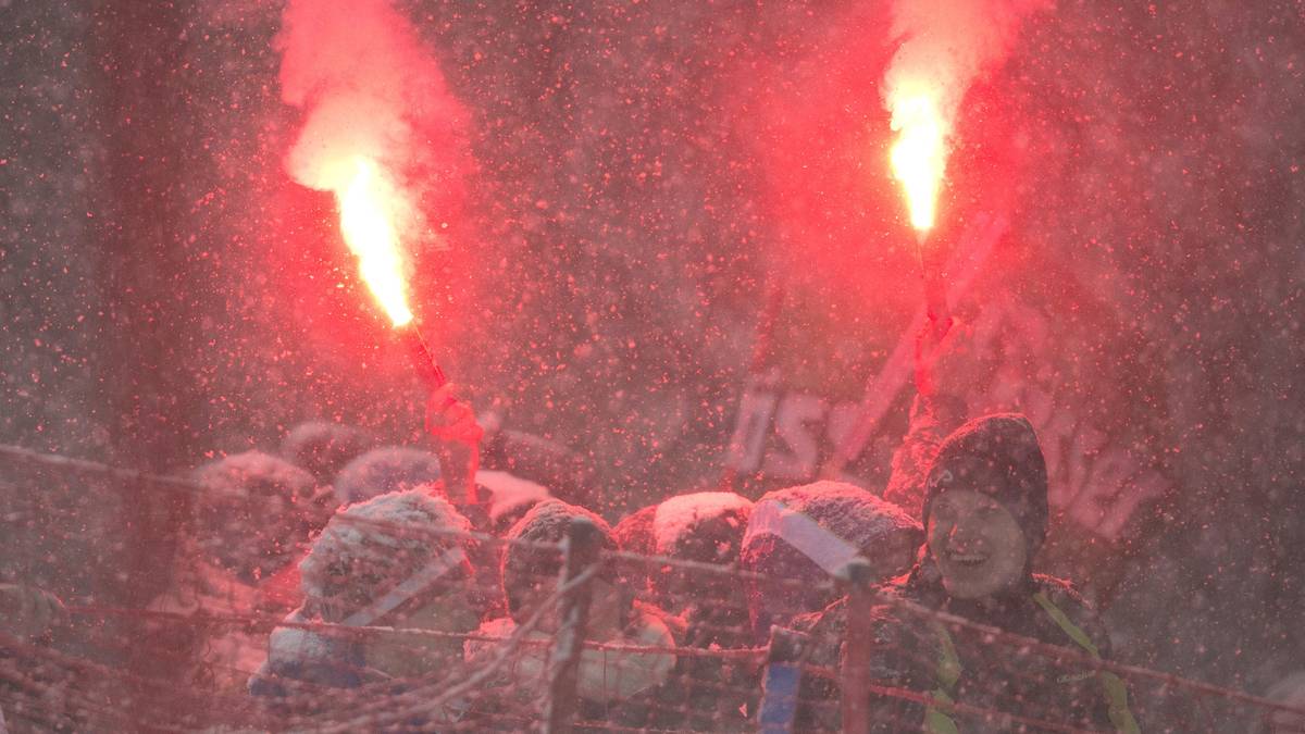 Der Schneefall in Schladming sorgt für eine noch speziellere Atmosphäre