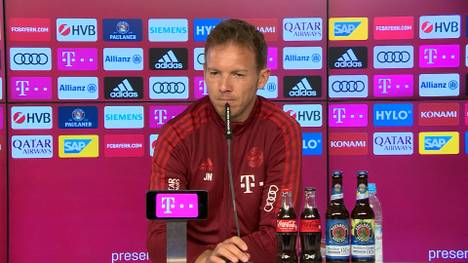 Julian Nagelsmann freut sich auf seine erste Meisterfeier mit dem FC Bayern am Sonntag, will allerdings erst zum Feierbiest werden, wenn er noch mehr Titel mit den Bayern geholt hat. 