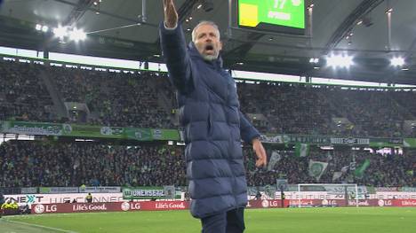 Nicht die Niederlage in Wolfsburg und auch nicht die Verwarnung gegen Openda wegen einer Schwalbe lässt Leipzigs Trainer Rose ausflippen, sondern das Benehmen des Wolfsburger Co-Trainers Aaron Briggs.