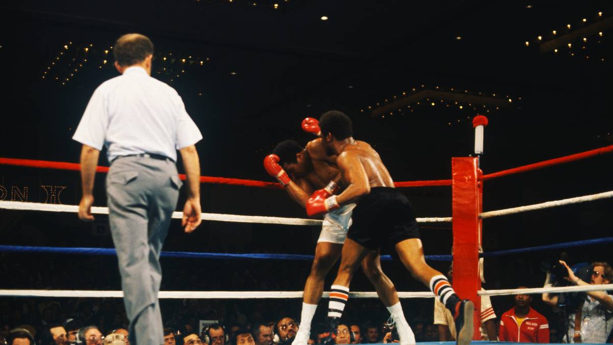 RANG 13 - Ali vs. Spinks, 63.000 Zuschauer: Im Februar 1978 unterlag Muhammad Ali Leon Spinks, sieben Monate später gelang Ali im New Orleans Superdome die Revanche