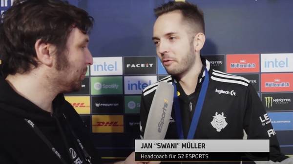 G2 Esports Headcoach Jan "Swani" Müller im Sieger-Interview zur IEM Cologne 2023
