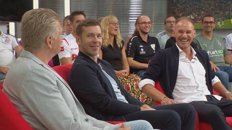 Stefan Effenberg und Alexander Zickler spielten gemeinsam beim FC Bayern - im STAHLWERK Doppelpass erzählen beide Anekdoten aus der gemeinsamen Zeit. 