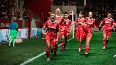 Die Fußballerinnen des FC Bayern München sind vor dem Rückspiel in der UEFA Womens Champions League in Topform. 