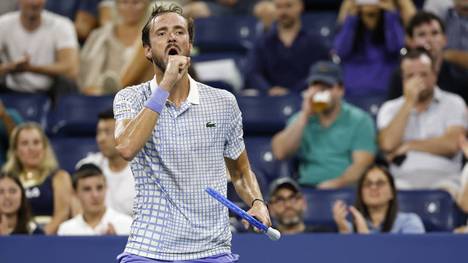 Daniil Medvedev verlor auch bei den US Open wieder einmal die Fassung