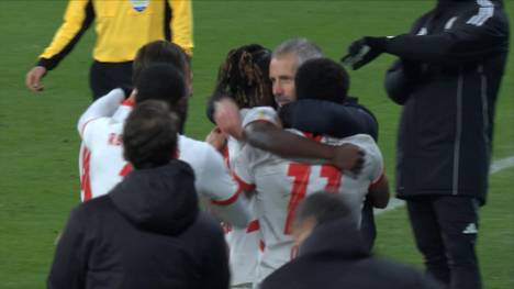 RB Leipzig gelingt im Pokal-Achtelfinale gegen Eintracht Frankfurt die Erlösung. SPORT1-Reporter Niclas Löwendorf malt auf, wie befreiend der Sieg für RB Leipzig ist.