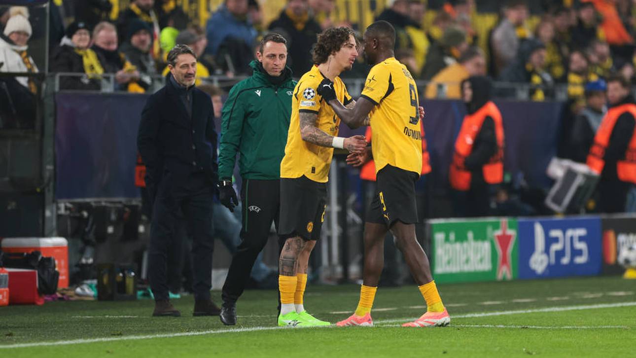 Fabio Silva (2. v. r.) hat Serhou Guirassy den Rang abgelaufen