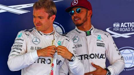 Nico Rosberg (l.) und Lewis Hamilton (r.) konnten in Barcelona keine WM-Punkte einfahren