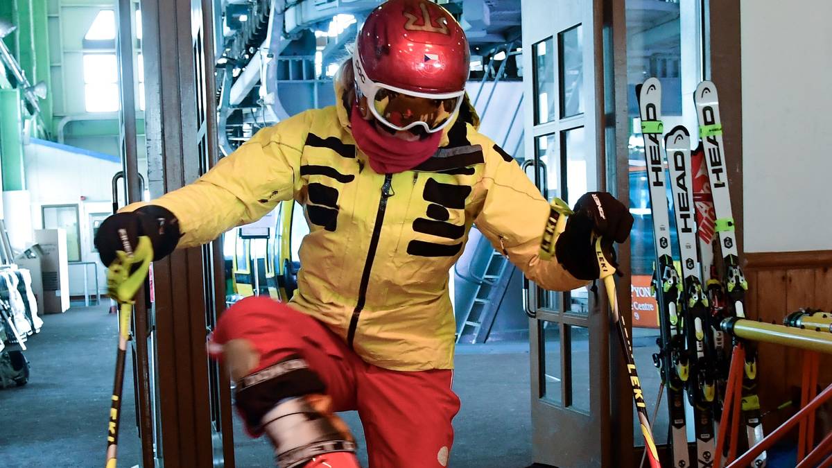 Alle Aufwärm-Übungen waren jedenfalls umsonst. Der Riesenslalom wurde auf Donnerstag verlegt