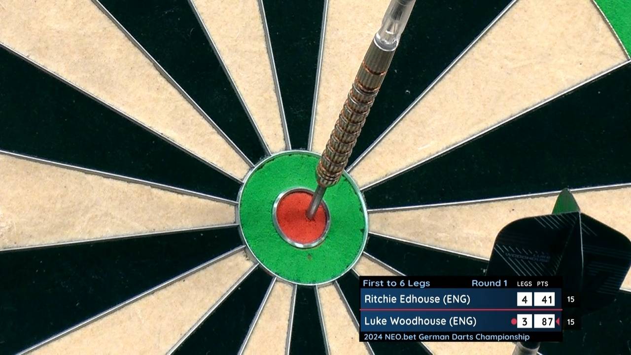 German Darts Champion­ship: Bullseye-Festival zwischen Edhouse und Woodhouse