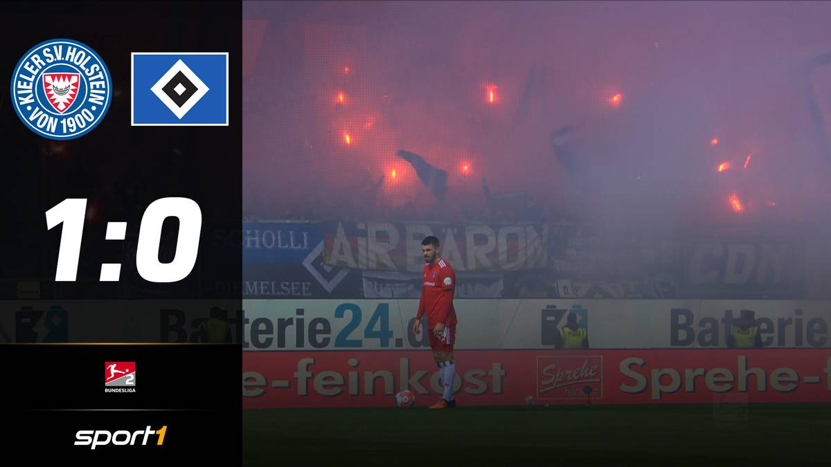 Holstein Kiel - Hamburger SV (1:0): Tor und Highlights | 2. Bundesliga